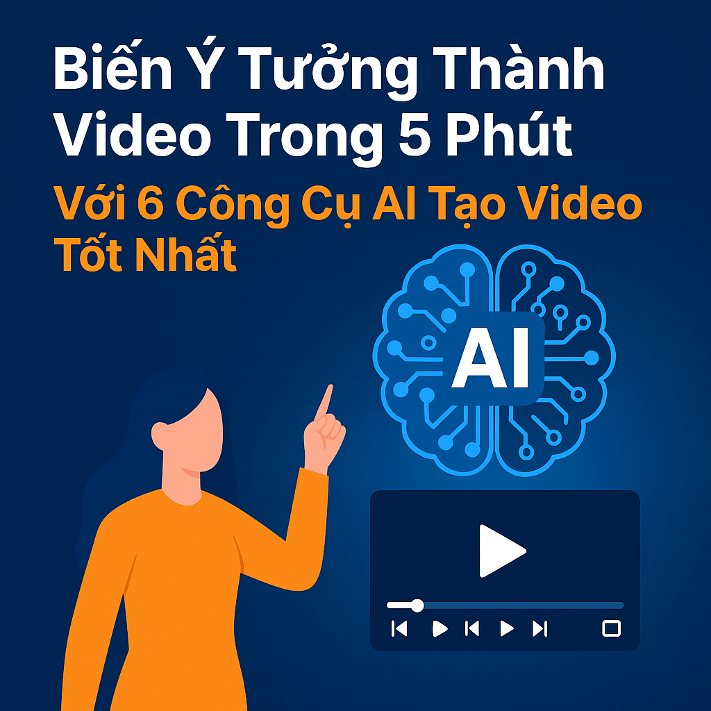 6 công cụ AI tạo video