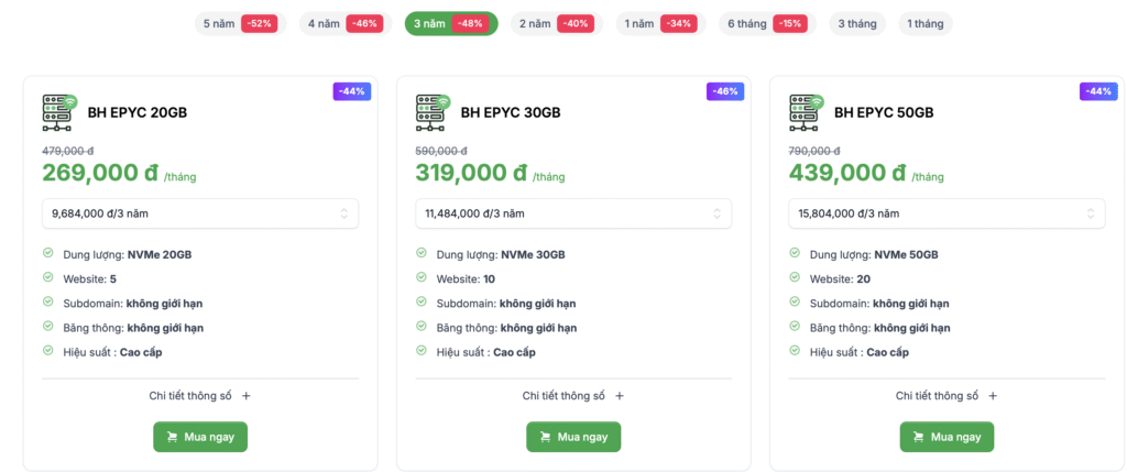 hosting doanh nghiệp